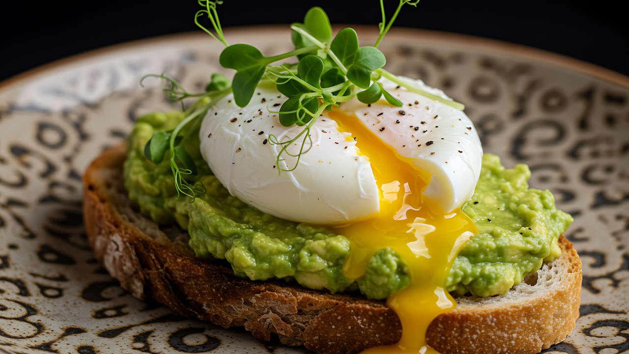 Diabetic-Friendly Avocado Toast with Poached Egg